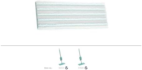 Leifheit Wischpad Picobello S Micro Duo – Saugfähiger Wischer Ersatzbezug für alle glatten Böden