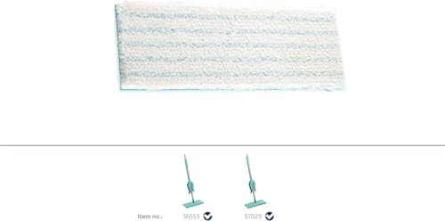 Leifheit Wischpad Picobello S Micro Duo – Saugfähiger Wischer Ersatzbezug für alle glatten Böden