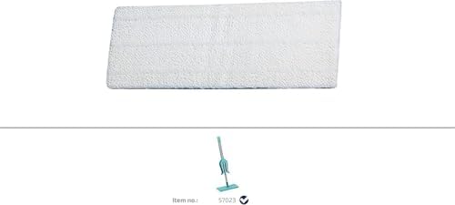 Leifheit Wischpad Picobello S Micro Duo – Saugfähiger Wischer Ersatzbezug für alle glatten Böden