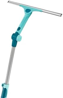 Leifheit Fensterabzieher 2in1 XL Pro Reach – Duschabzieher mit 40 cm Wischbreite, verstellbarem Winkel, ideal für große