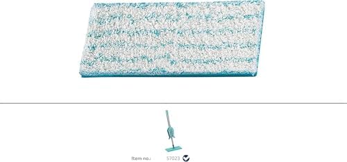 Leifheit Wischpad Picobello S Micro Duo – Saugfähiger Wischer Ersatzbezug für alle glatten Böden