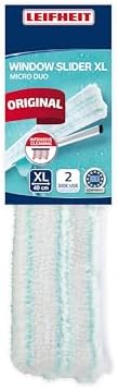 Leifheit 2in1 Fensterabzieher M Pro Reach – 28cm Wischbreite, verstellbarer Reinigungswinkel für Dusche & Fenster!