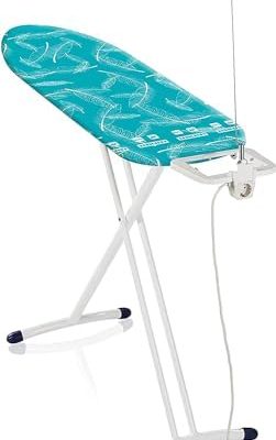 Leifheit Airboard Premium M 7258 – Leichtes Bügelbrett für müheloses Gleiten und platzsparende Aufbewahrung