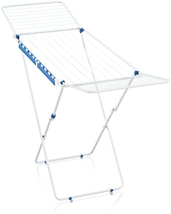 Leifheit Classic 200 Easy Standtrockner – 20m platzsparende Trockenlänge für 2 Waschmaschinenladungen, ideal für lange W