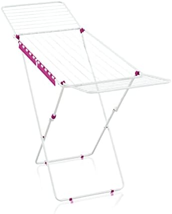 Leifheit Classic 200 Easy Standtrockner – 20m platzsparende Trockenlänge für 2 Waschmaschinenladungen, ideal für lange W