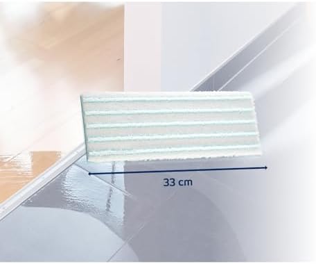 Leifheit Wischpad Picobello S Micro Duo – Saugfähiger Wischer Ersatzbezug für alle glatten Böden