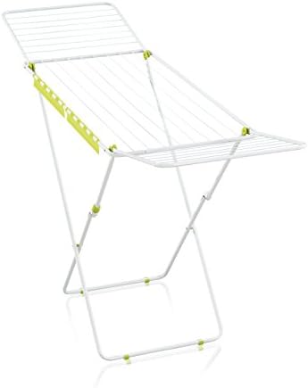 Leifheit Classic 200 Easy Standtrockner – 20m platzsparende Trockenlänge für 2 Waschmaschinenladungen, ideal für lange W