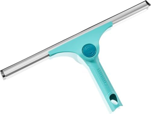 Leifheit 2in1 Fensterabzieher M Pro Reach – 28cm Wischbreite, verstellbarer Reinigungswinkel für Dusche & Fenster!
