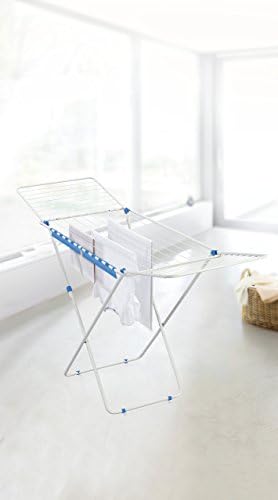 Leifheit Classic 200 Easy Standtrockner – 20m platzsparende Trockenlänge für 2 Waschmaschinenladungen, ideal für lange W