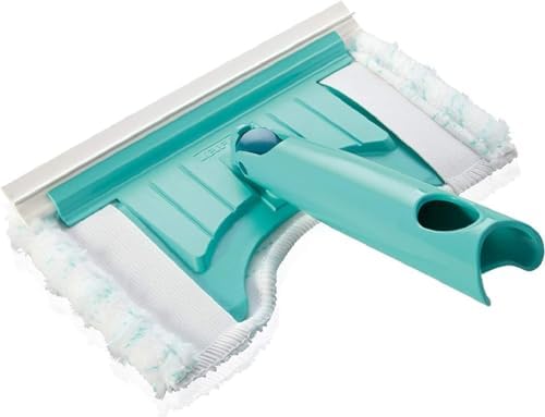 Leifheit Badwischer mit 360° Drehgelenk – Effektiver Fliesenwischer für saubere Bäder und Fugen