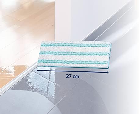 Leifheit Wischpad Picobello S Micro Duo – Saugfähiger Wischer Ersatzbezug für alle glatten Böden
