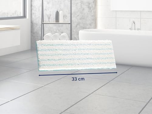 Leifheit Wischpad Picobello S Micro Duo – Saugfähiger Wischer Ersatzbezug für alle glatten Böden