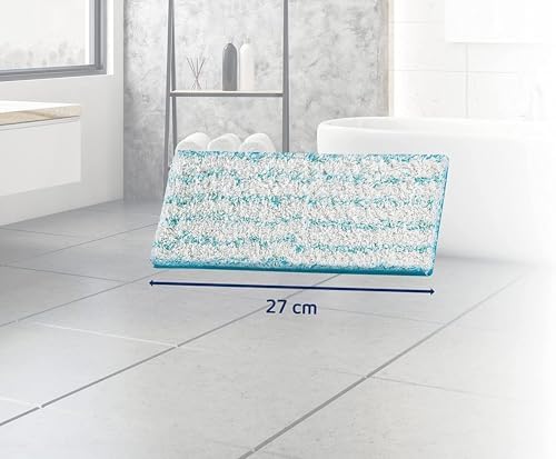 Leifheit Wischpad Picobello S Micro Duo – Saugfähiger Wischer Ersatzbezug für alle glatten Böden