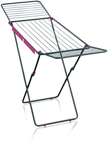 Leifheit Classic 200 Easy Standtrockner – 20m platzsparende Trockenlänge für 2 Waschmaschinenladungen, ideal für lange W