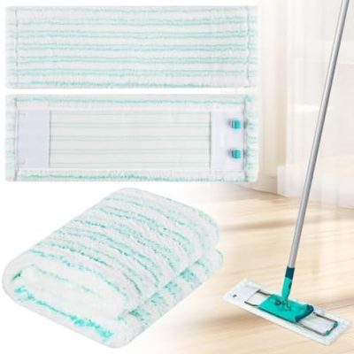 Leifheit Profi XL Bodenwischer Ersatzbezug 3 Stück – Mikrofaser für alle Hartböden, extra saugstark!