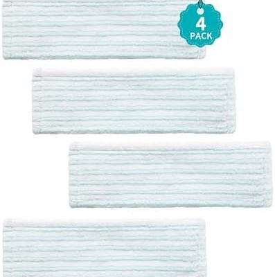 Leifheit Profi XL Mikrofaser Wischbezüge 4er-Pack – Saugstark & fleckenlösend für alle Bodenarten