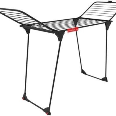 Vileda King Ultimate Wäscheständer XXL - Faltenfrei mit 20m Trockenlänge, stabil und mobil, ideal für jede Waschküche