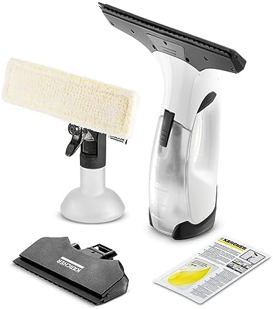 Kärcher Akku-Fenstersauger WV 2 Plus N – Effizienter Fensterreiniger mit 35 min Akkulaufzeit fürs perfekte Putzen zuhaus