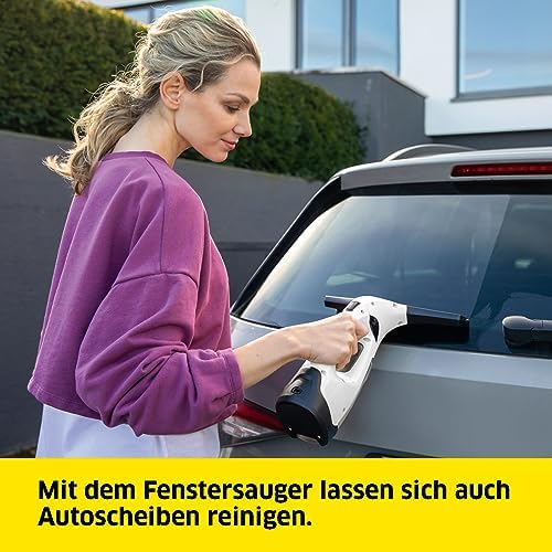 Kärcher Akku-Fenstersauger WV 2 Plus N – Effizienter Fensterreiniger mit 35 min Akkulaufzeit fürs perfekte Putzen zuhaus